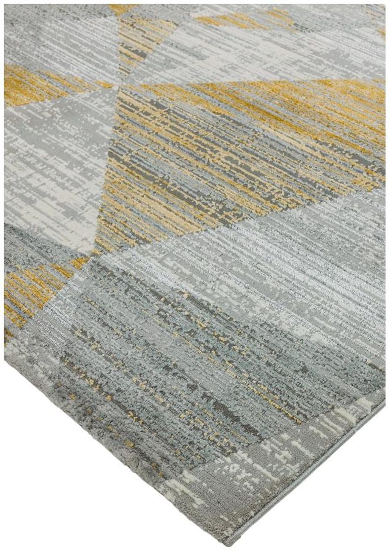 Easy Orion Rug - Blocks - OR12 - Yellow - Sizes Available