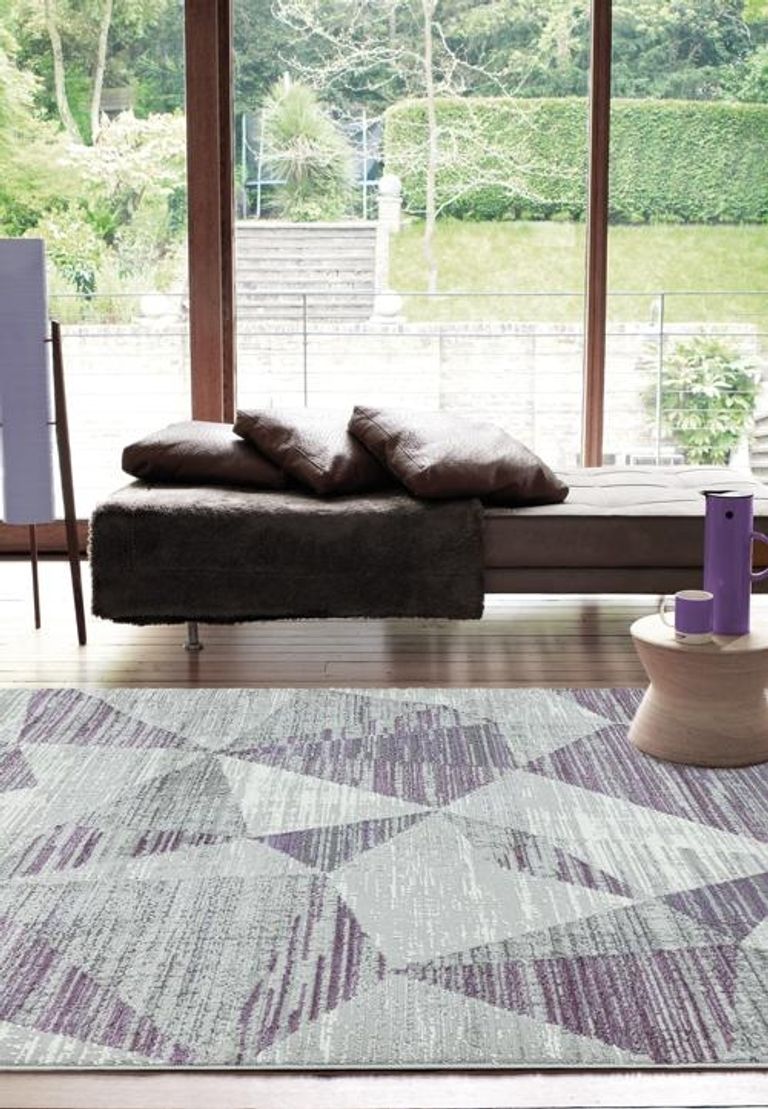 Easy Orion Rug - Blocks - OR13 - Heather - 120cm x 170cm