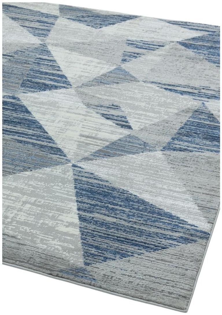 Easy Orion Rug - Blocks - OR14 - Blue - Sizes Available