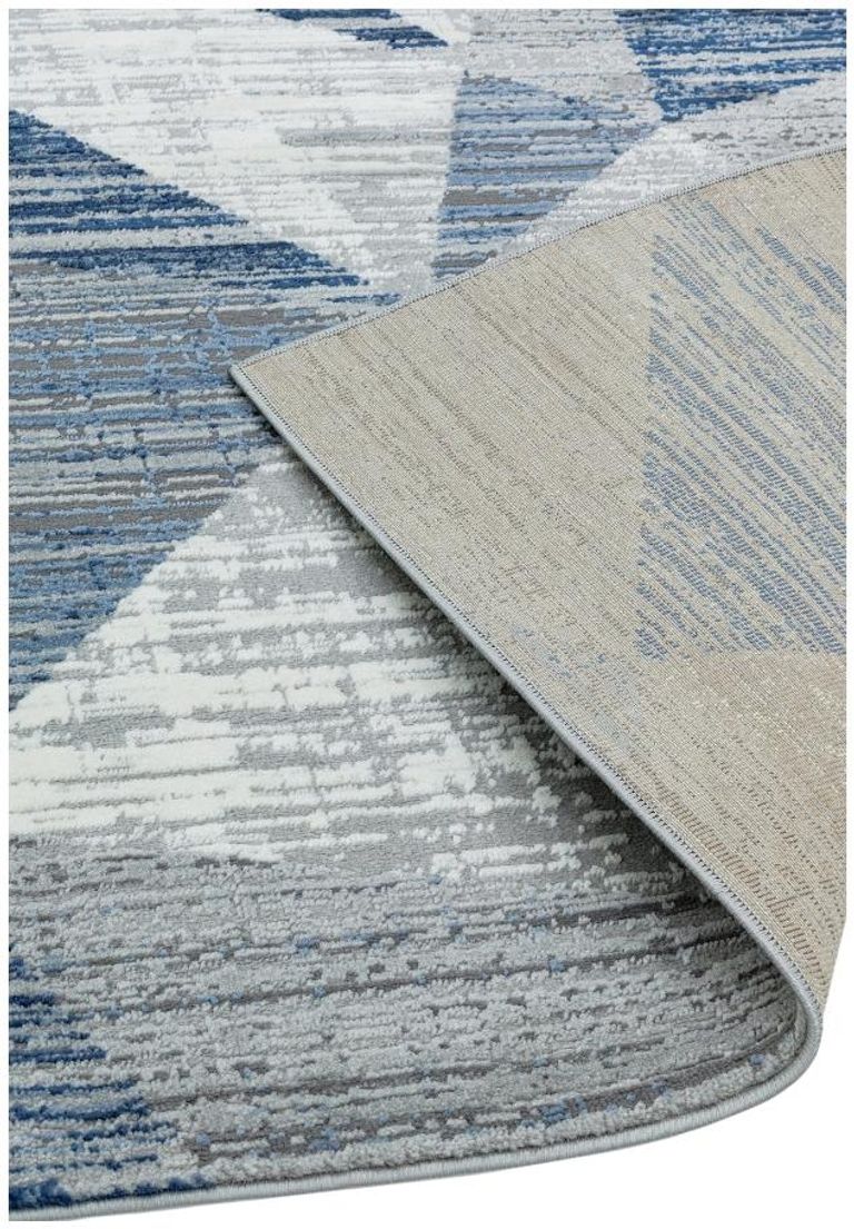 Easy Orion Rug - Blocks - OR14 - Blue - Sizes Available