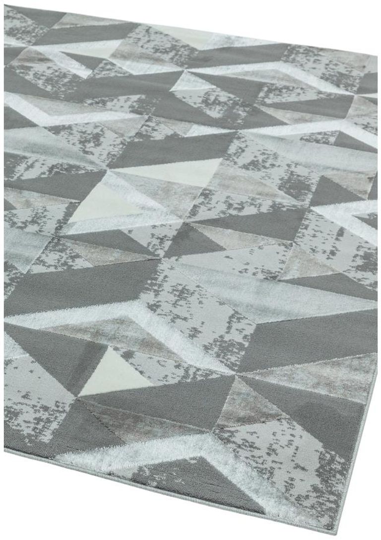 Easy Orion Rug - Flag - OR09 - Silver - Sizes Available