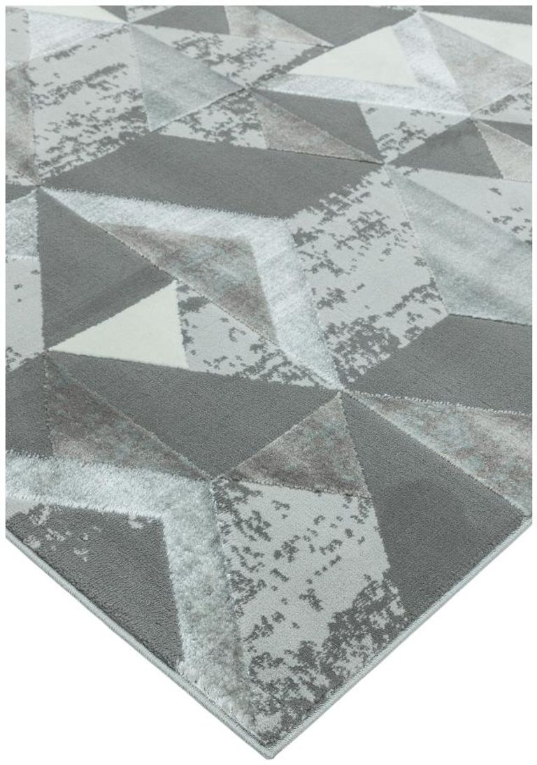 Easy Orion Rug - Flag - OR09 - Silver - Sizes Available