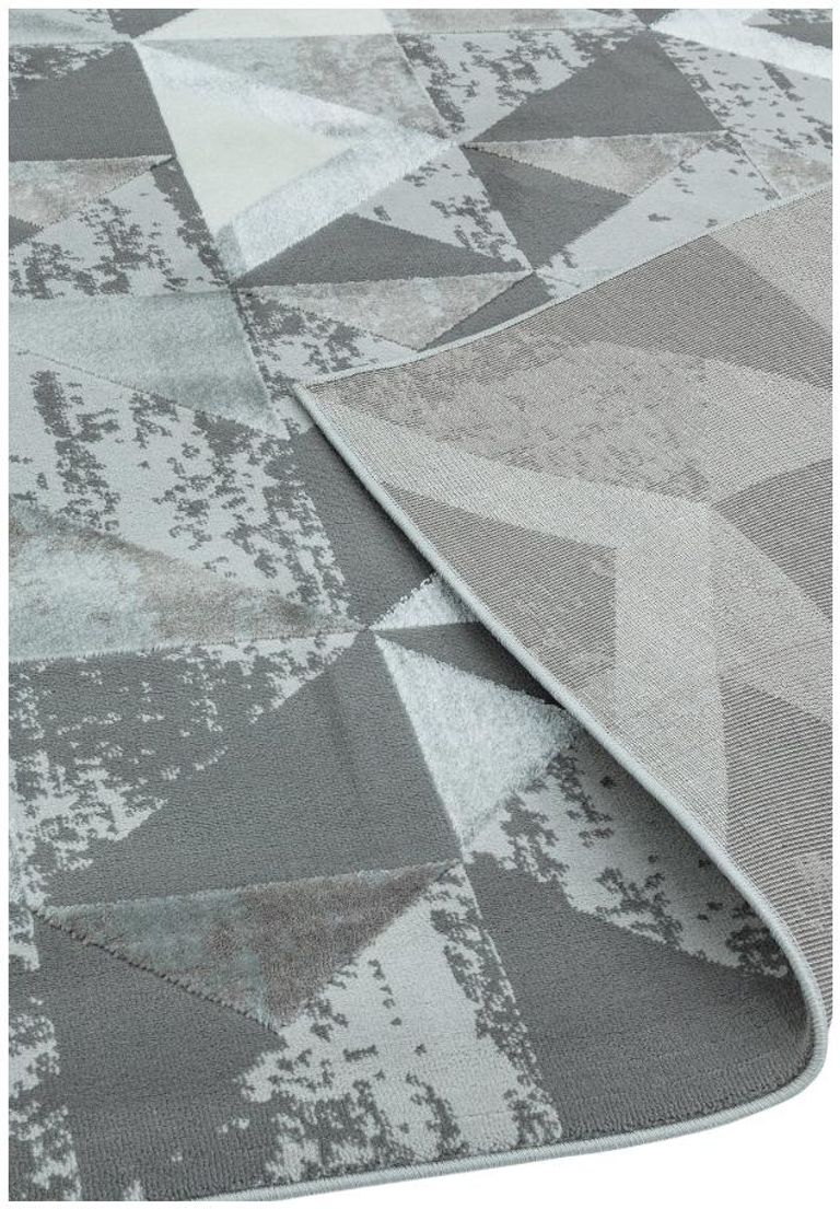 Easy Orion Rug - Flag - OR09 - Silver - Sizes Available