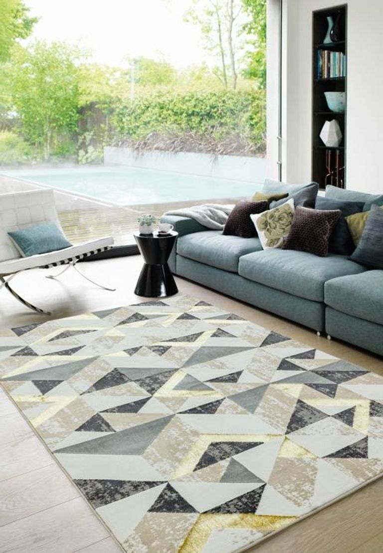 Easy Orion Rug - Flag - OR11 - Grey - Sizes Available
