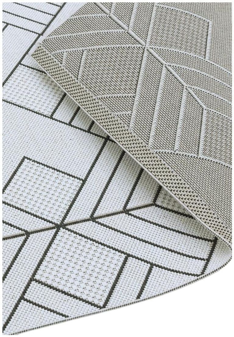 Easy Patio Rug - Deco 16 - Ivory - Sizes Available
