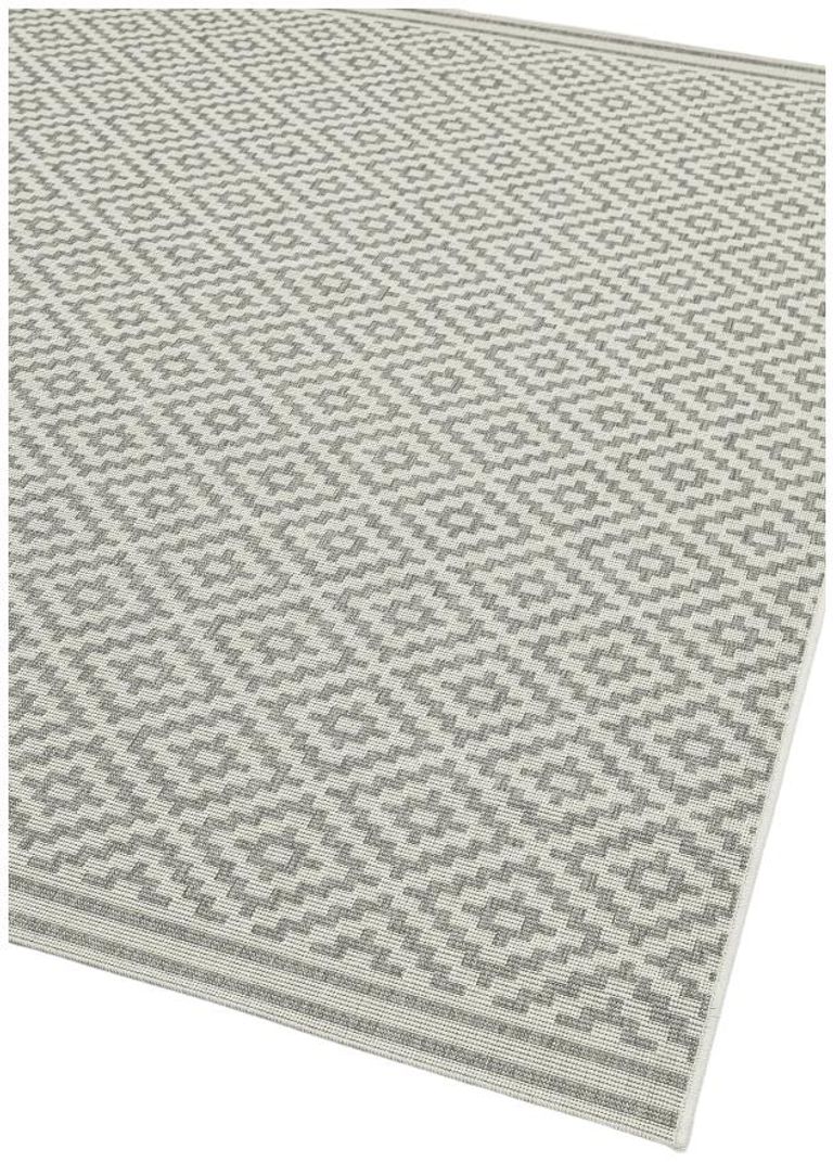 Easy Patio Rug - Diamond 11 - Grey - Sizes Available