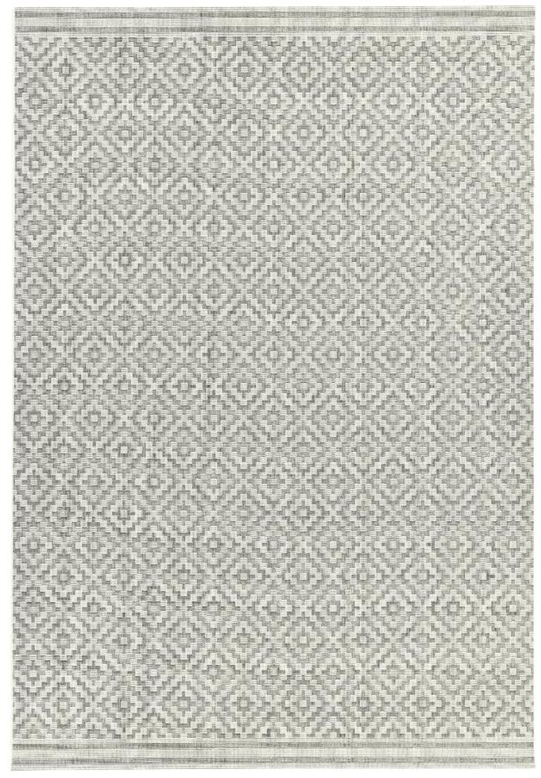 Easy Patio Rug - Diamond 11 - Grey - Sizes Available