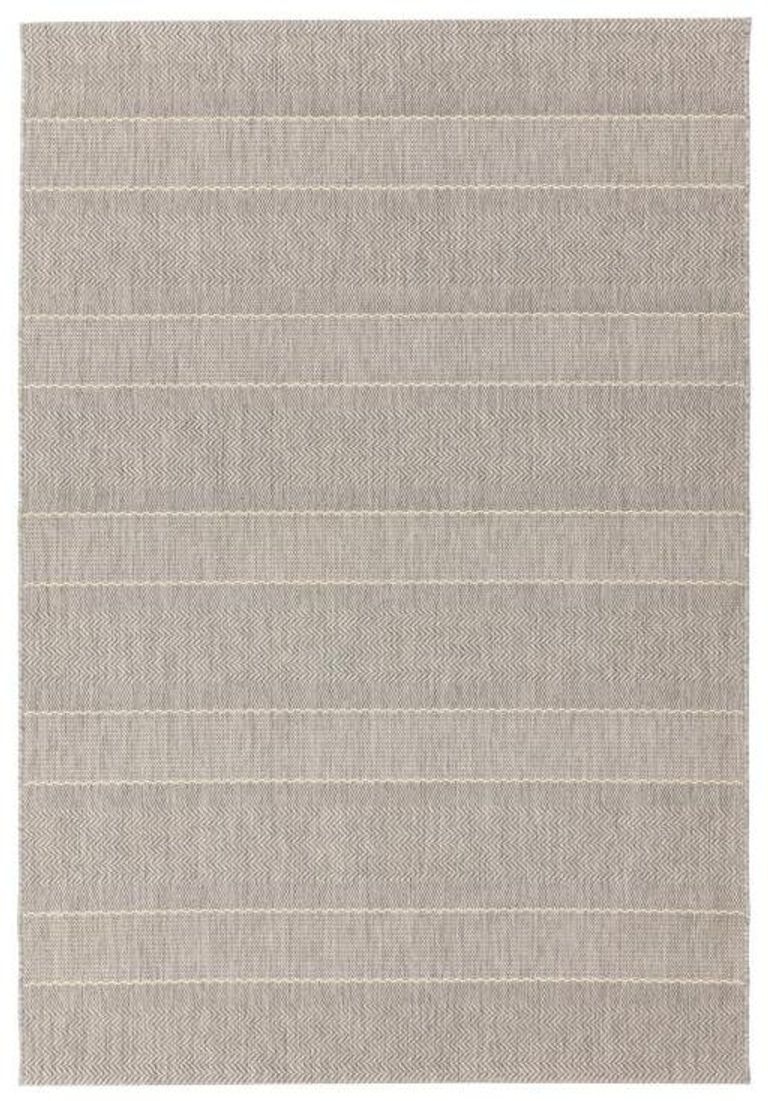 Easy Patio Rug - Stripe 03 - Beige - Sizes Available