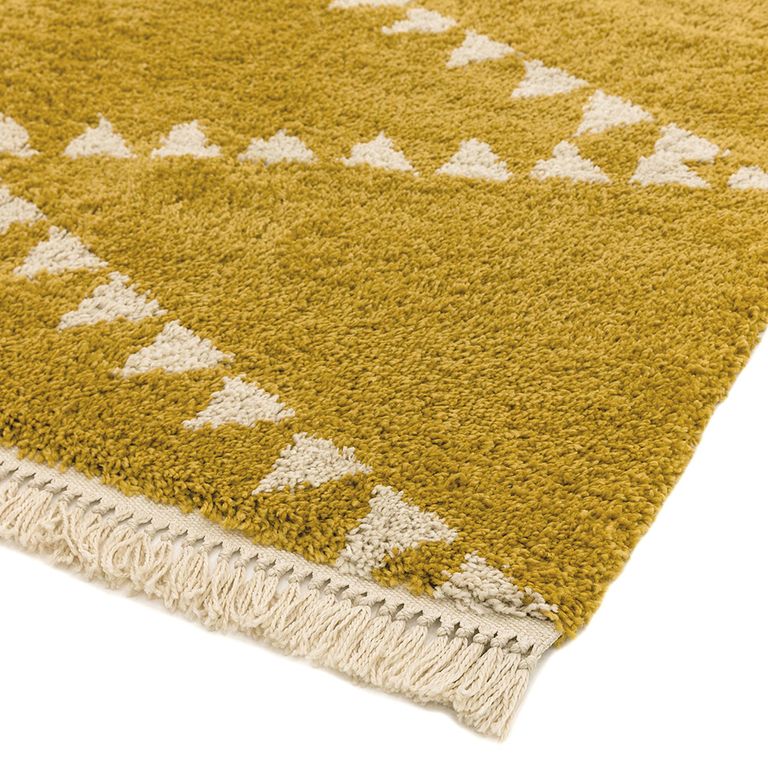 Easy Rocco Rug - Mustard - 200cm x 290cm