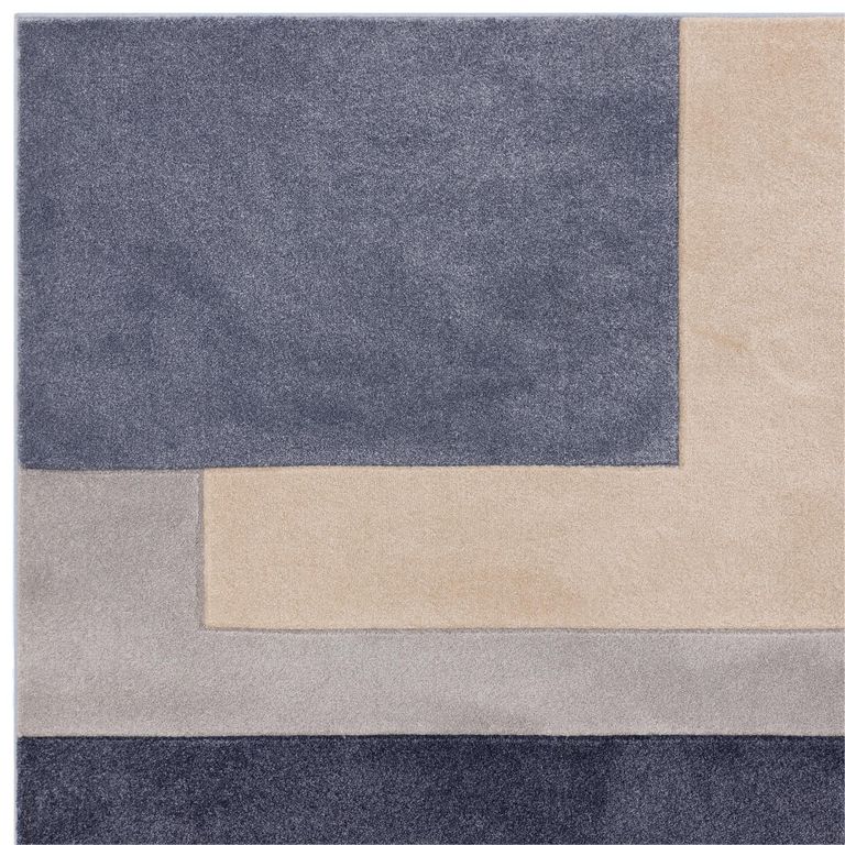 Easy Sketch Rug - Blocks - Blue - Sizes Available