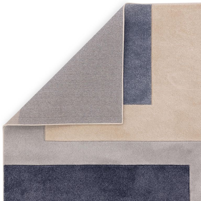 Easy Sketch Rug - Blocks - Blue - Sizes Available