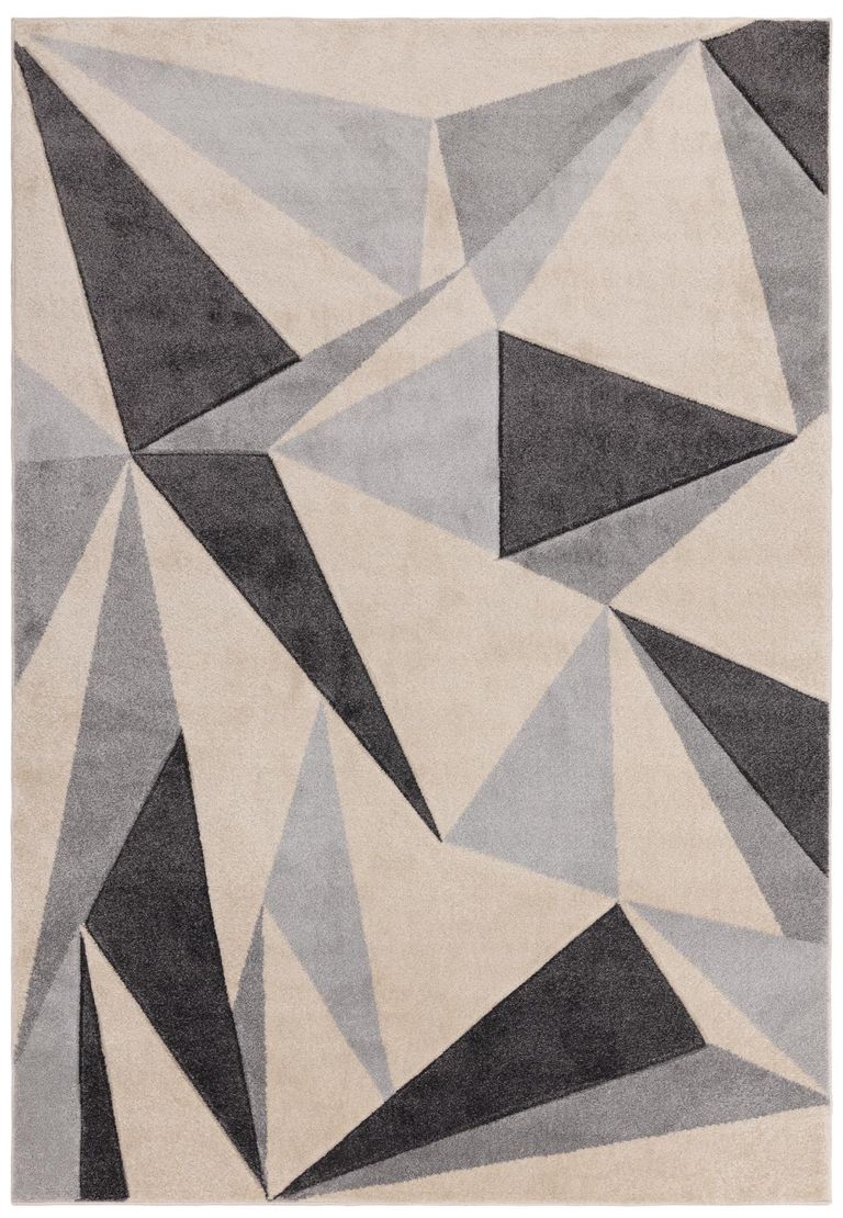 Easy Sketch Rug - Kaleidoscope - Grey - Sizes Available