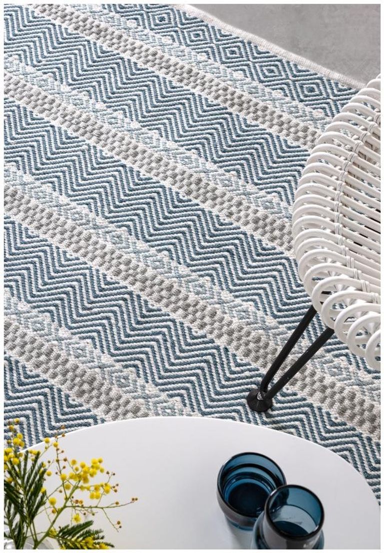 Natural Weaves Rug - Boardwalk - Blue - Sizes Available