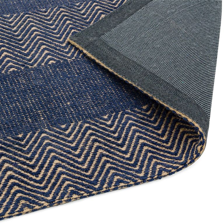 Natural Weaves Rug - Ives - Navy Blue - Sizes Available