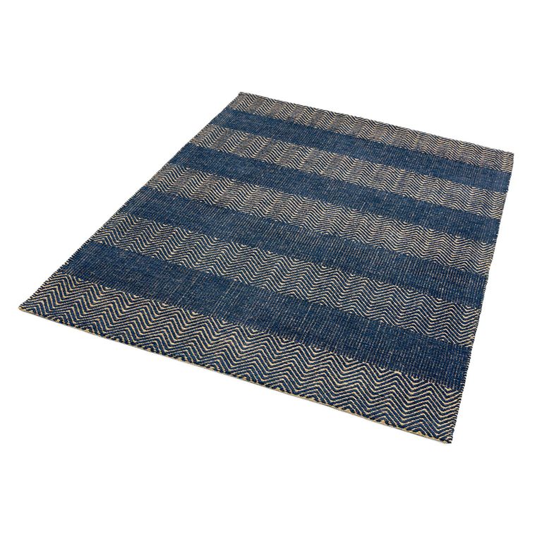 Natural Weaves Rug - Ives - Navy Blue - Sizes Available