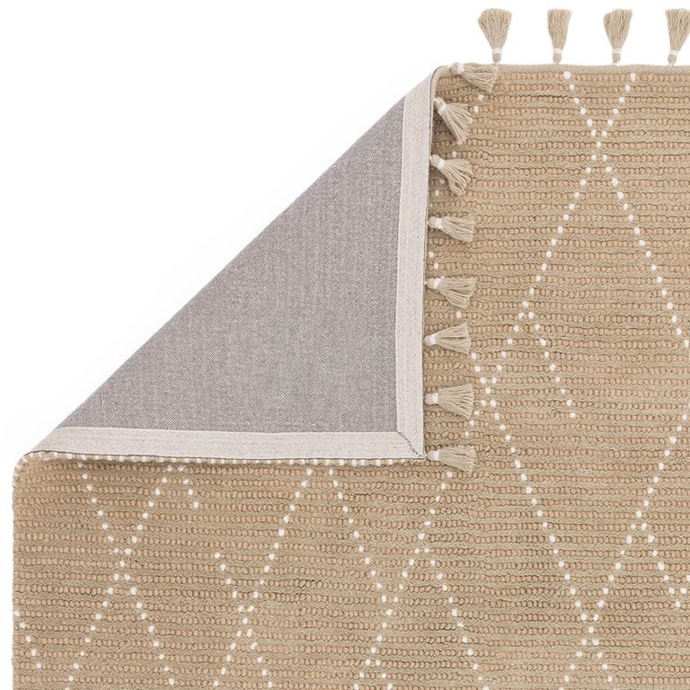 Natural Weaves Rug - Nepal - Sand and Cream - Linear - Sizes Available