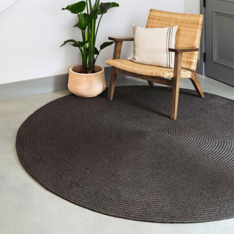 Natural Weaves Rug - Nico - Charcoal - 200cm x 200cm