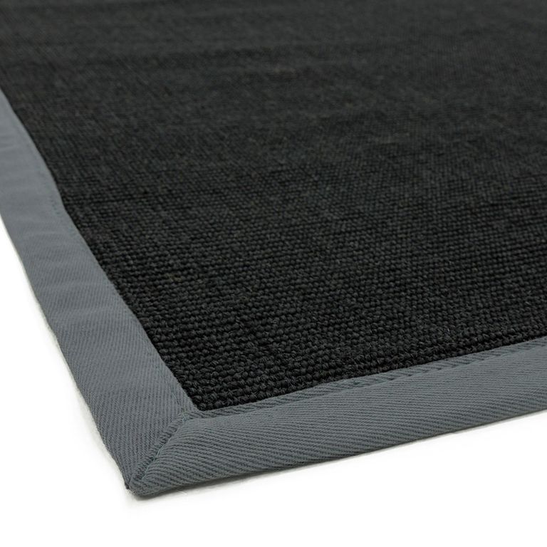 Natural Weaves Rug - Sisal - Black and Grey - Sizes Available