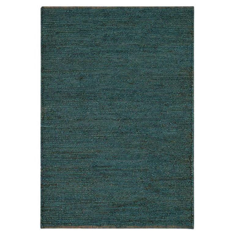 Natural Weaves Rug - Soumak - Teal - Sizes Available