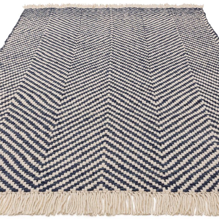 Natural Weaves Rug - Vigo - Navy - Sizes Available