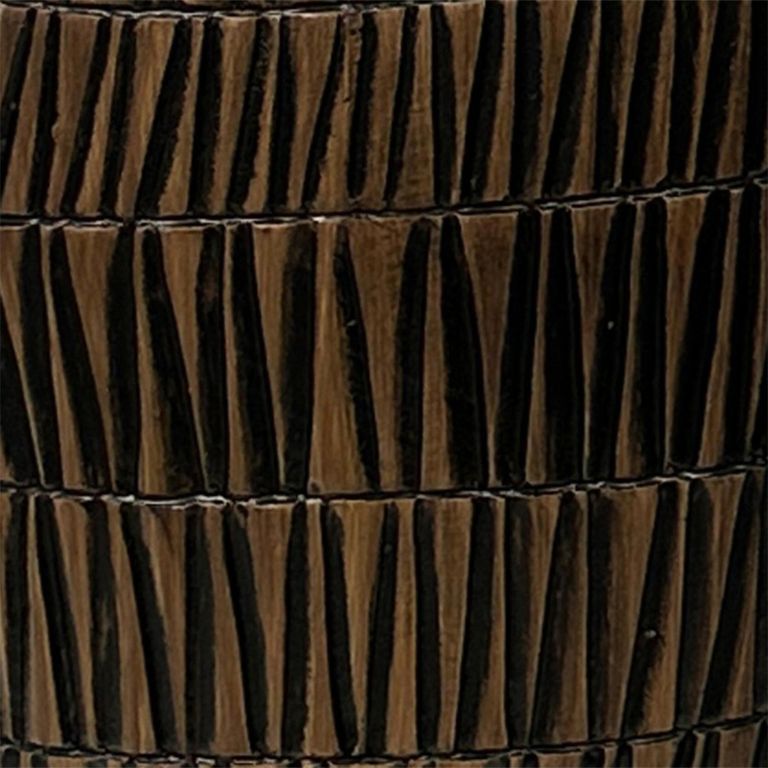 Vase - Black and Brown - Polyresin