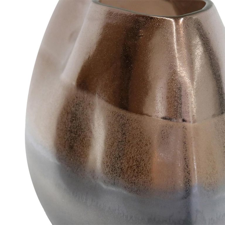 Vase - Black and Gold - Ceramic