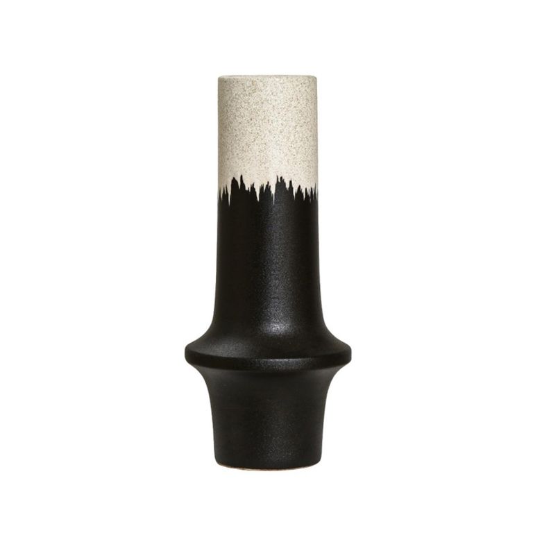 Vase - Black and White - Ceramic