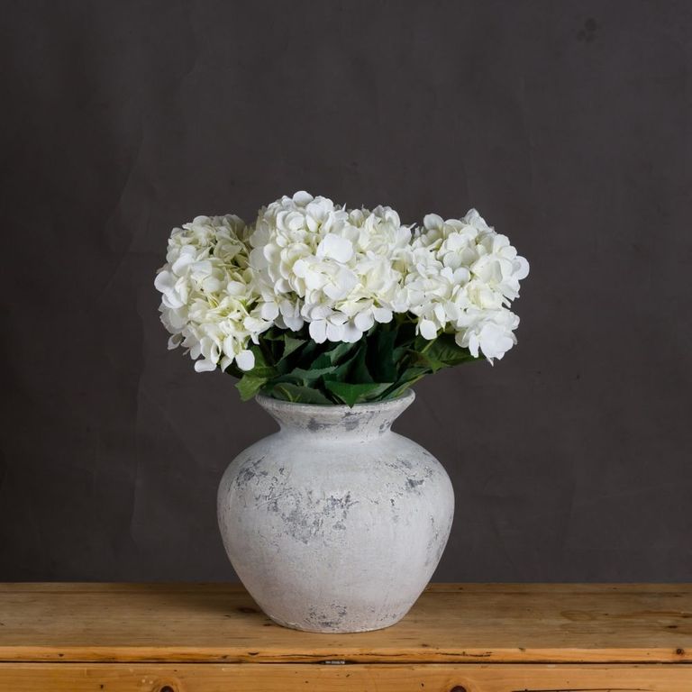 Brixton Antique White Vase