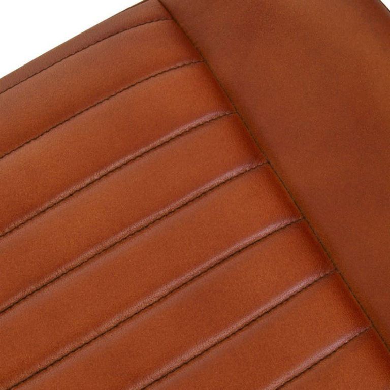 Buffalo Footstool - Swivel - Tan - Leather