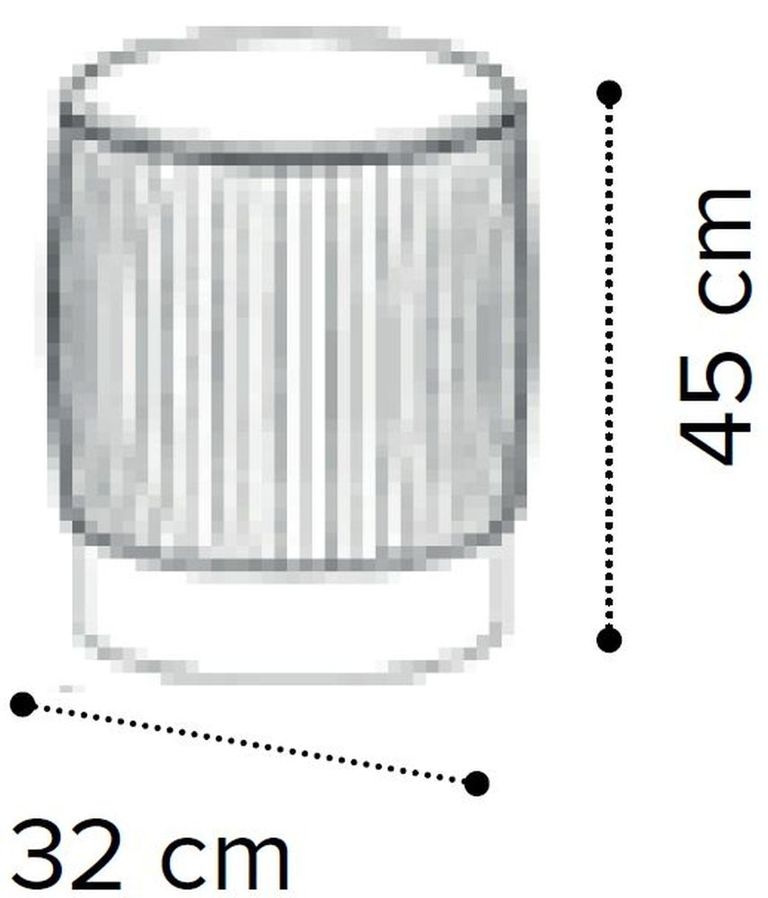 Nabucco Pouf - Round - Fabric