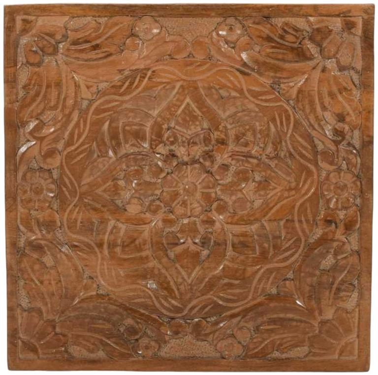 Carved Mango Wood Wall Art