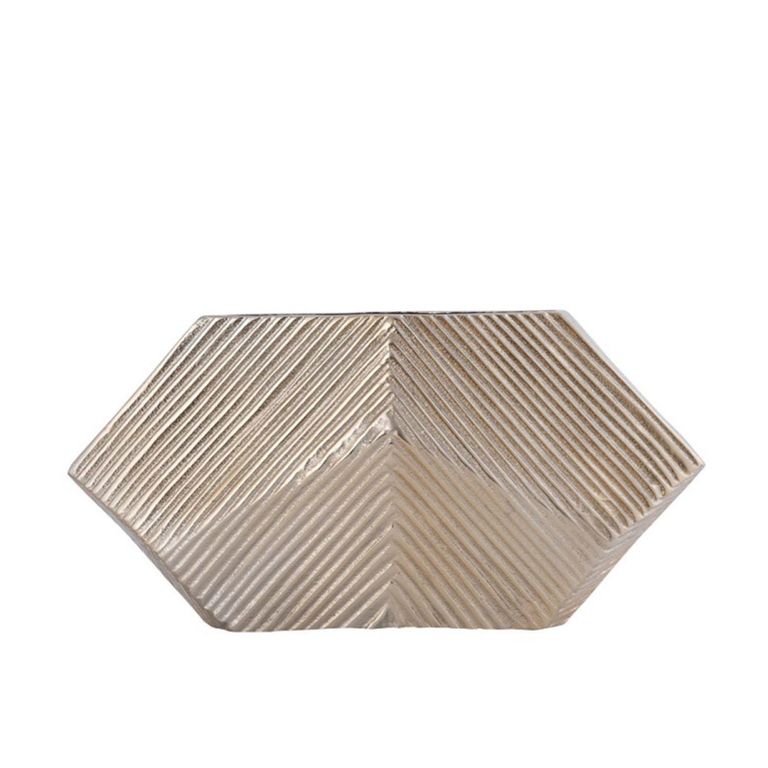 Vase - Champagne Metal