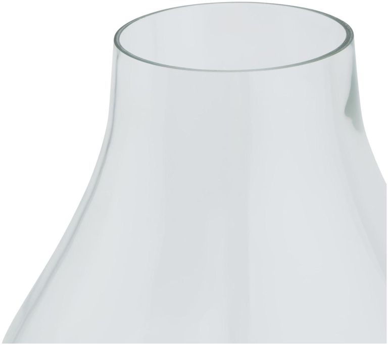 Clear Glass Platform Bouquet Vase