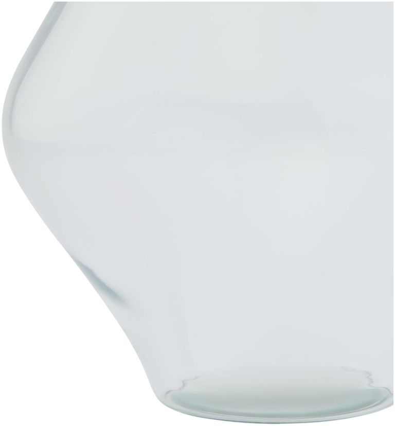 Clear Glass Platform Bouquet Vase