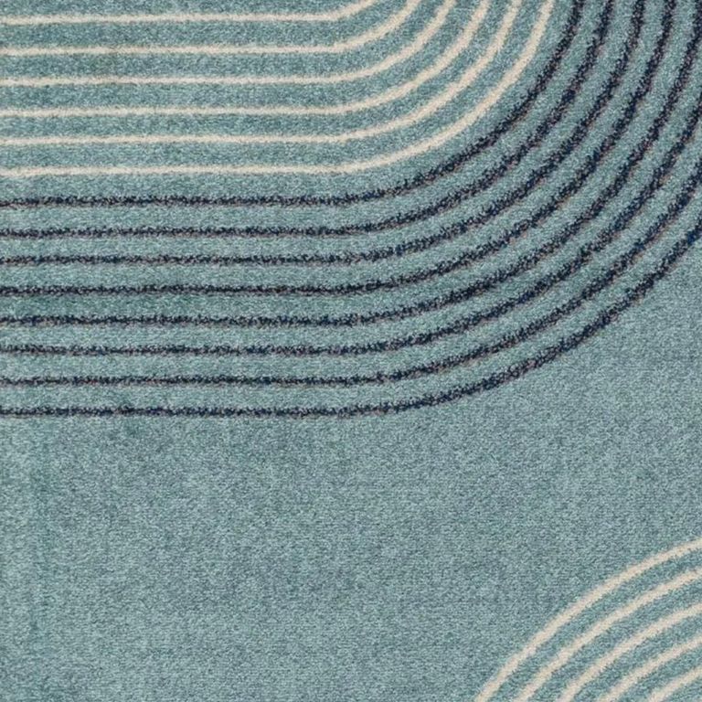 Clearance - Asiatic Easy Muse Retro MU15 Blue Rug - FSS16152