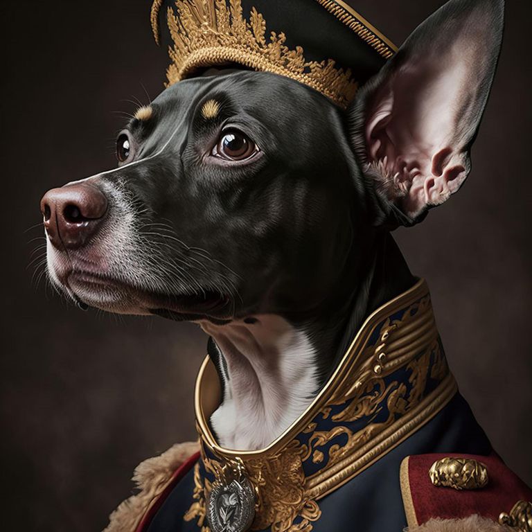 Dog Tempered Glass Wall Art