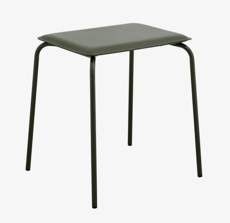 Esa Green Metal Stool
