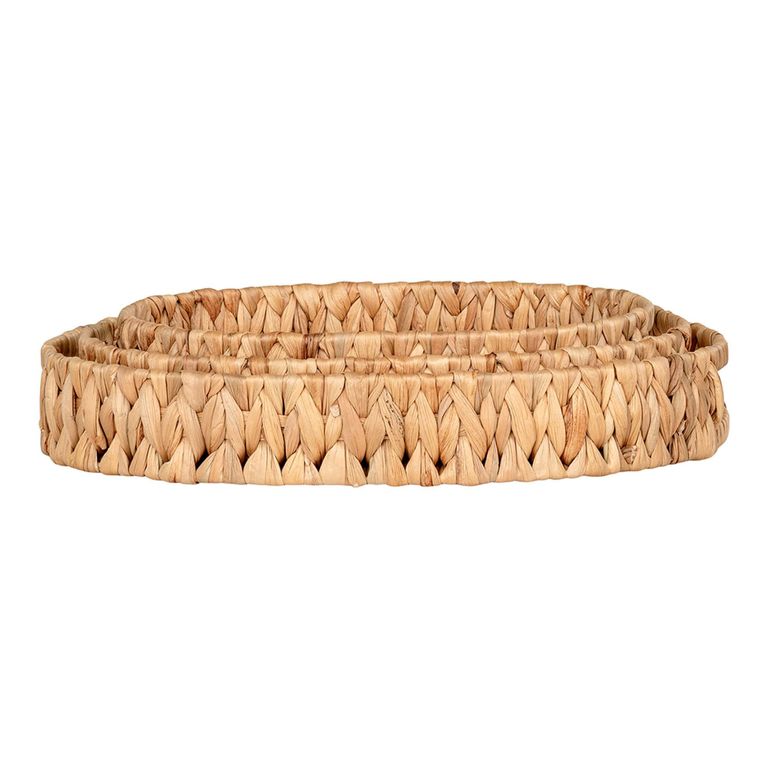 Estoril Tray - Round - Waterhyacinth - Set of 3 - Natural