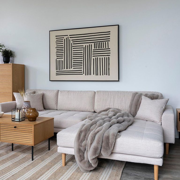 Galena Cushion - Fabric - Beige