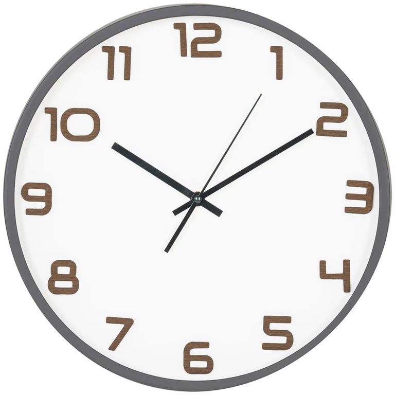 Greenwich Wall Clock - Round - Grey