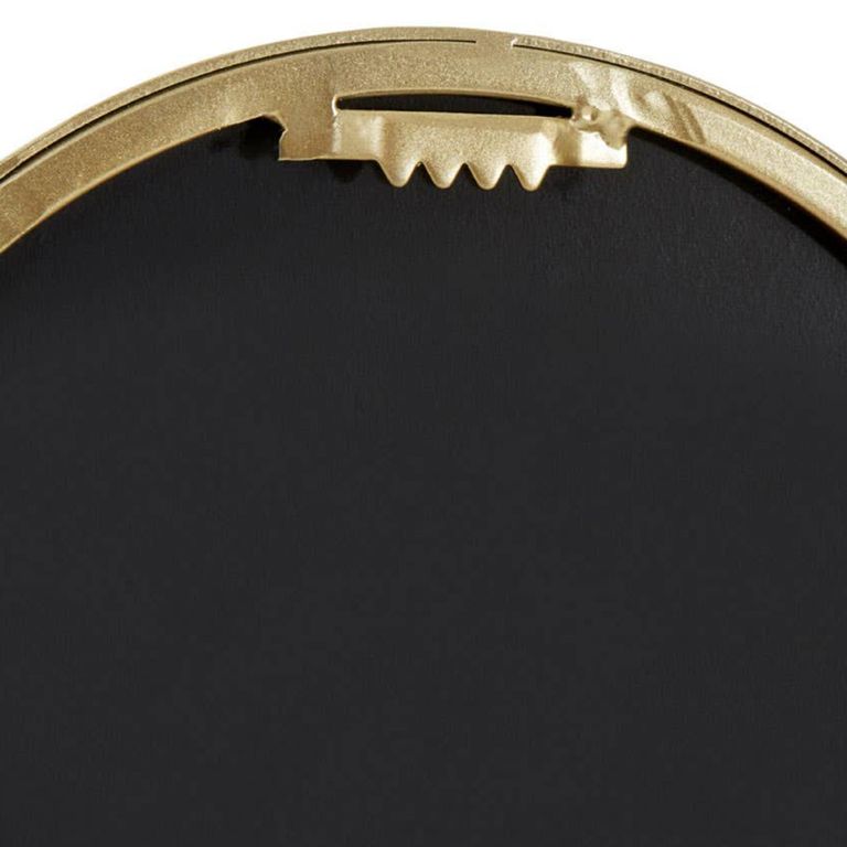 Hana Wall Mirror - Round with Gold Frame