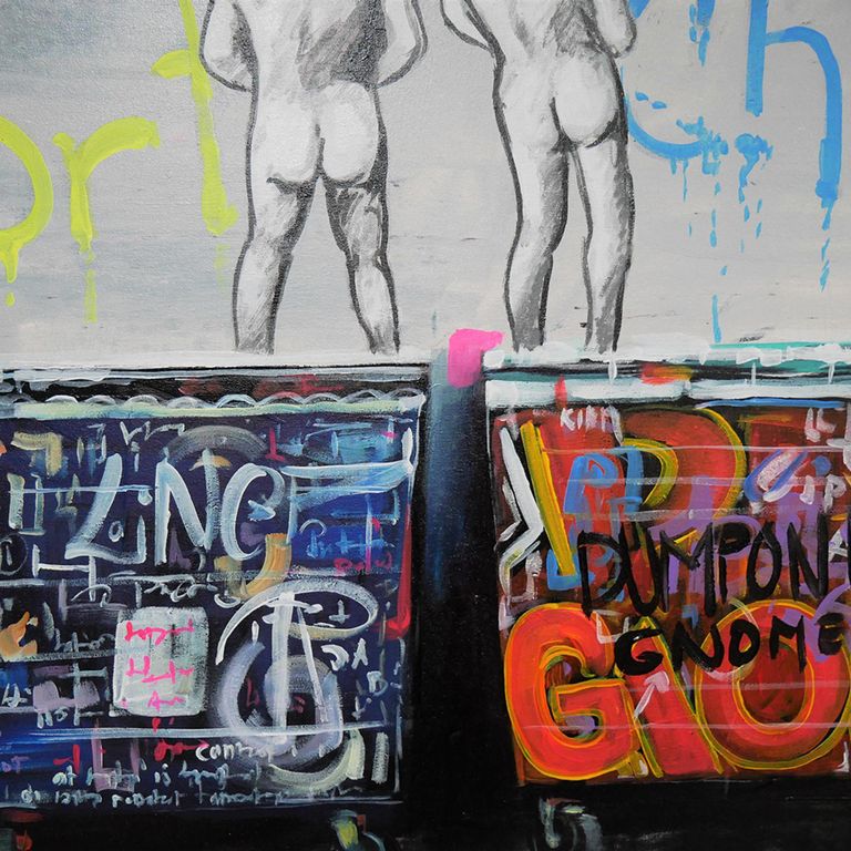 Hand Painting Canvas Wall Art - 7582 - Fabric