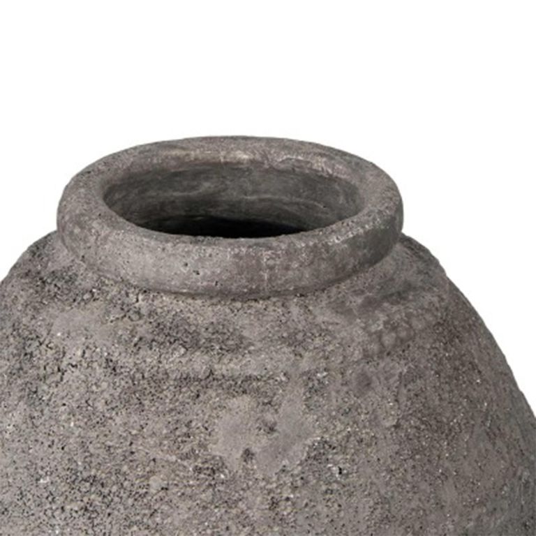 Vase - Handmade - Antique Dark Grey - Terracotta