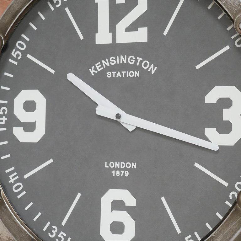 Industrial Wall Clock - Round - Set of 2