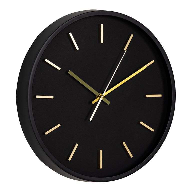Kensington Wall Clock - Round - Black