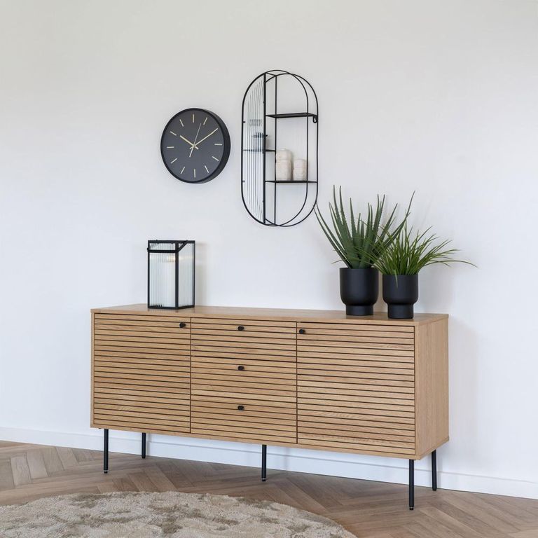 Kensington Wall Clock - Round - Black