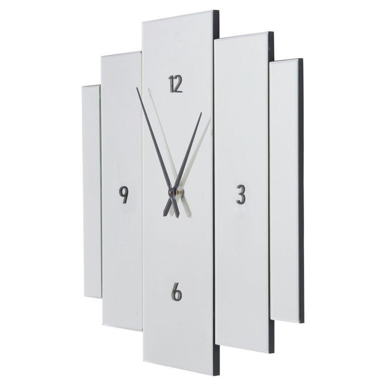 Aruna Wall Clock - Modern Mirrored