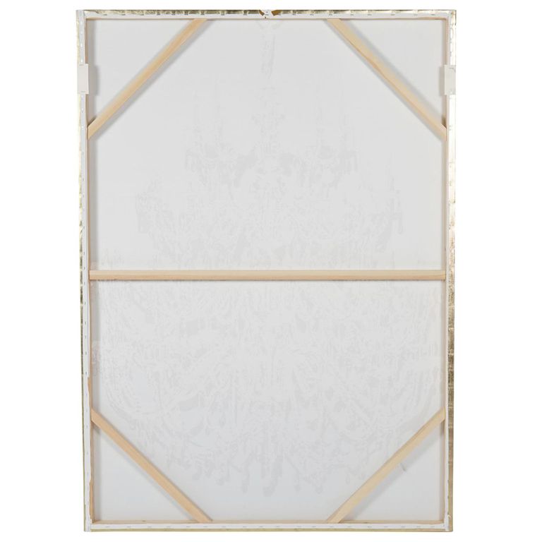 Chandelier Wall Art - Gold Foiled Canvas - Square