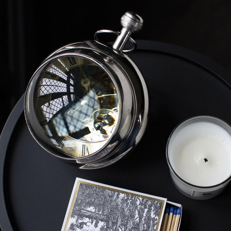 Cooper Clock - Nickel - Paperweight