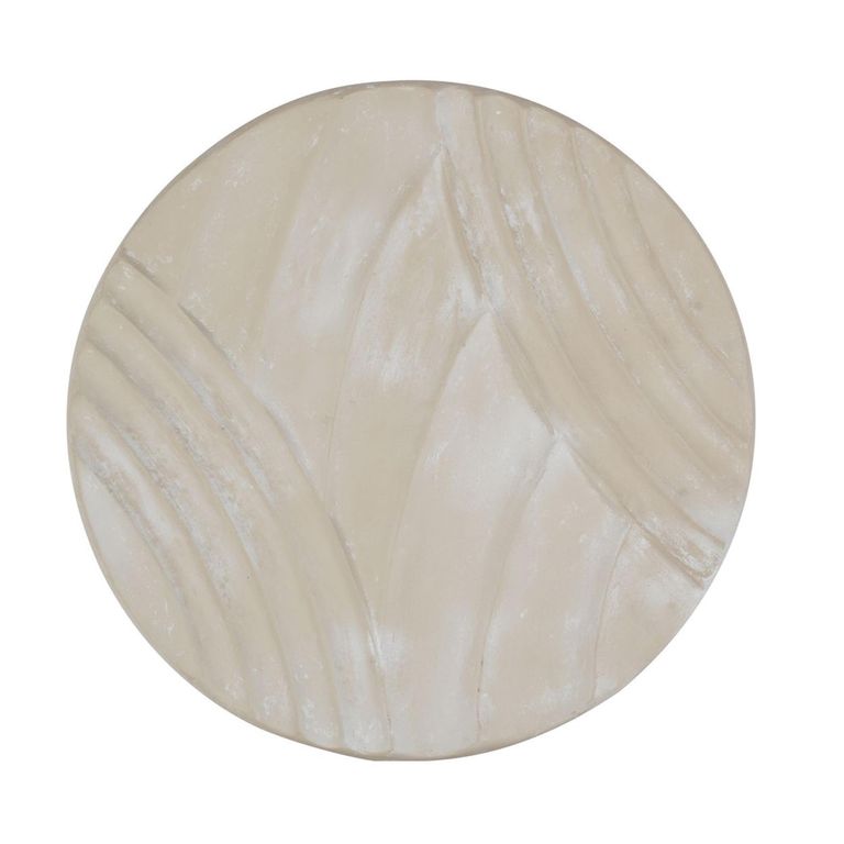 Ecomix Wall Art - Cream - Round - Small